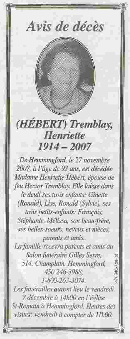 Photo of Henriette Hebert