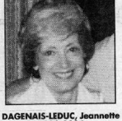 Photo of Jeannette Leduc