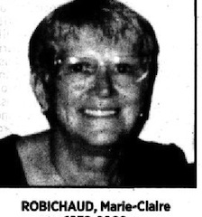 Photo of Marie-Claire Robichaud