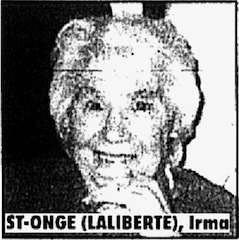 Photo of Irma St-Onge